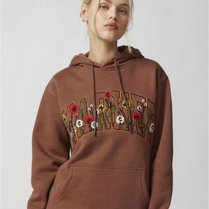 URBAN OUTFITTERS Market UO Exclusive Flower Arc Hoodie Sweatshirt